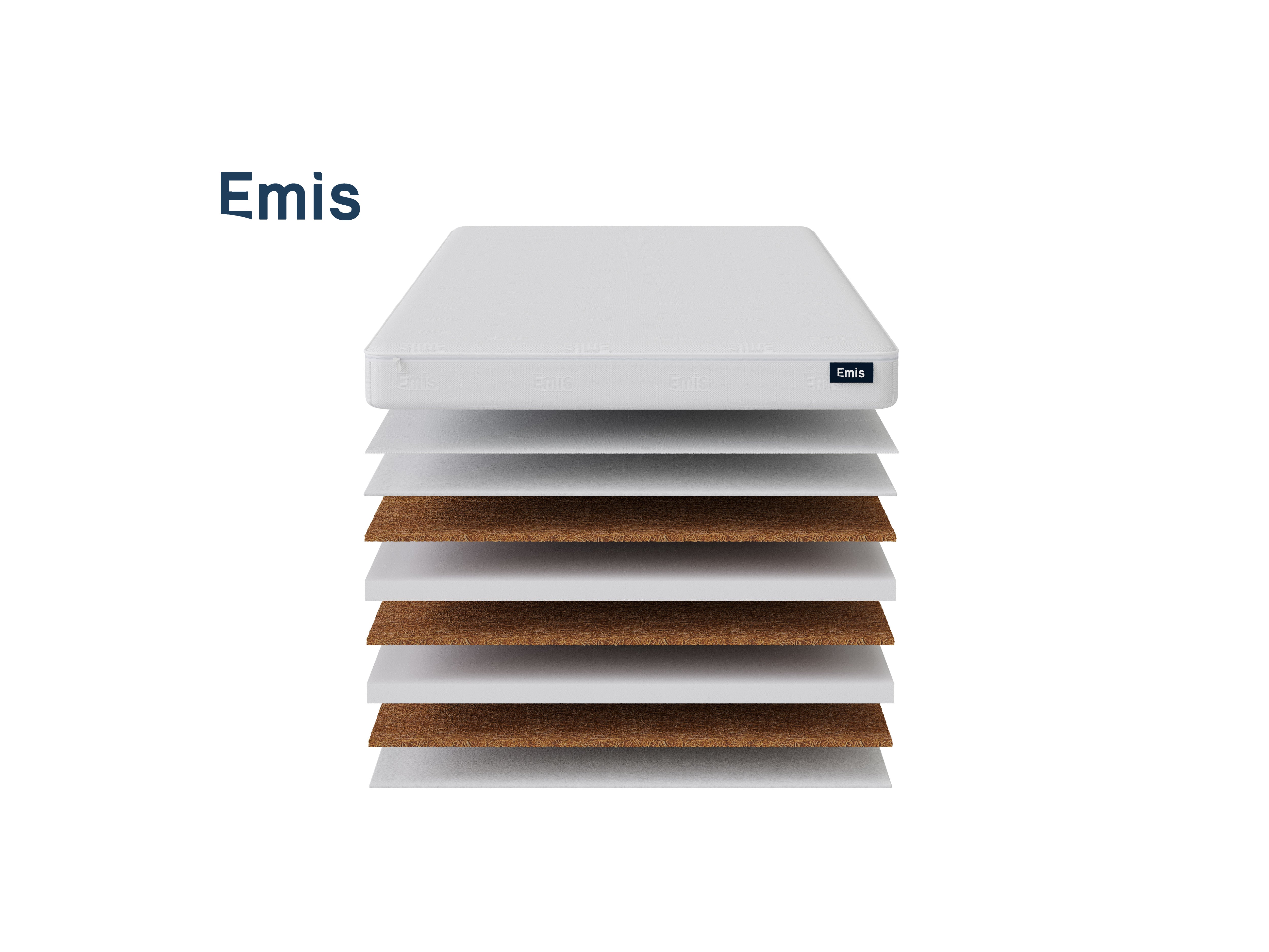 Ortopēdisks bērnu matracis zīdaiņiem un zīdaiņiem ar ergonomisku muguras atbalstu, elpojošu konstrukciju un drošiem materiāliem