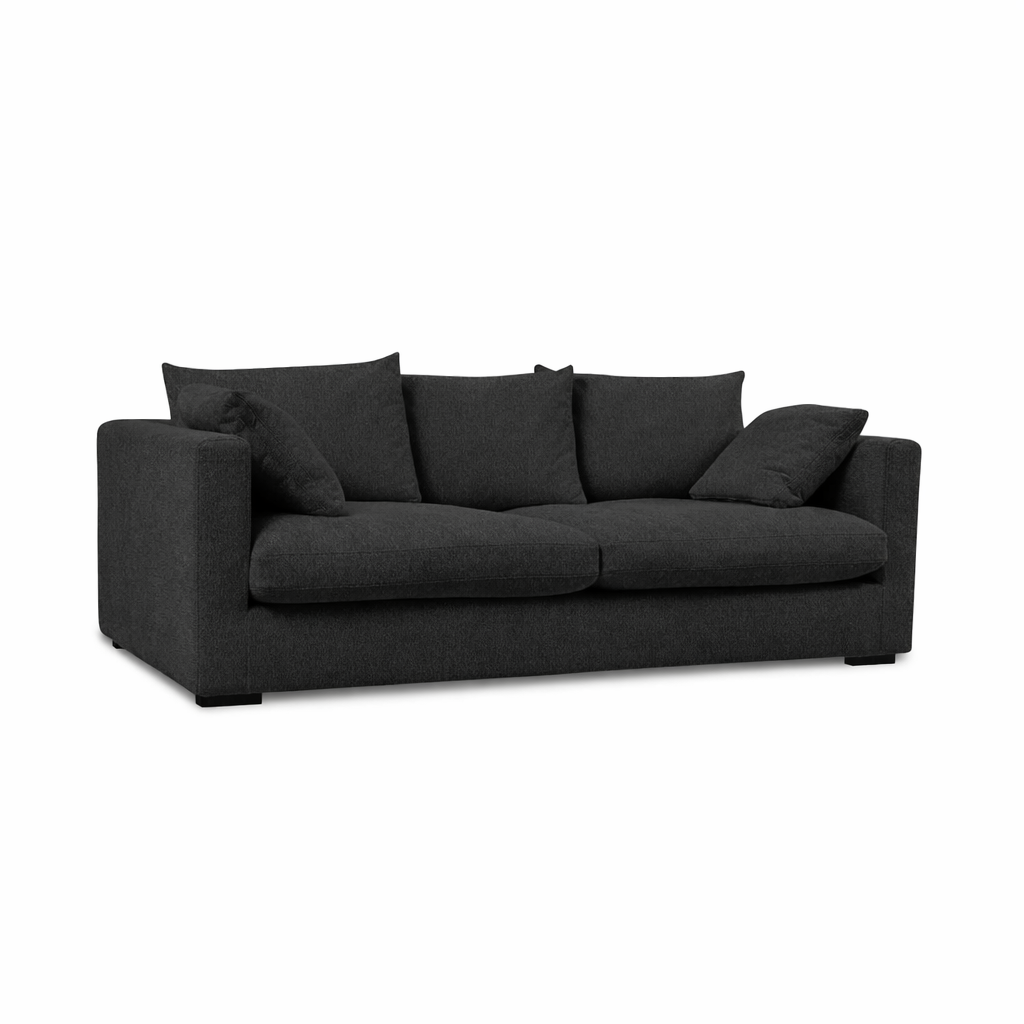 auduma dīvāns Comfy priekšskats tumši pelēks
