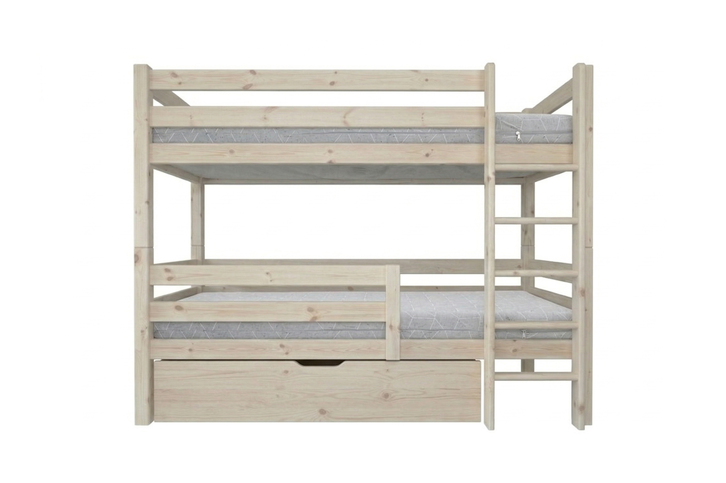 Divstāvu bērnu gulta ar veļas kasti ''Lika''