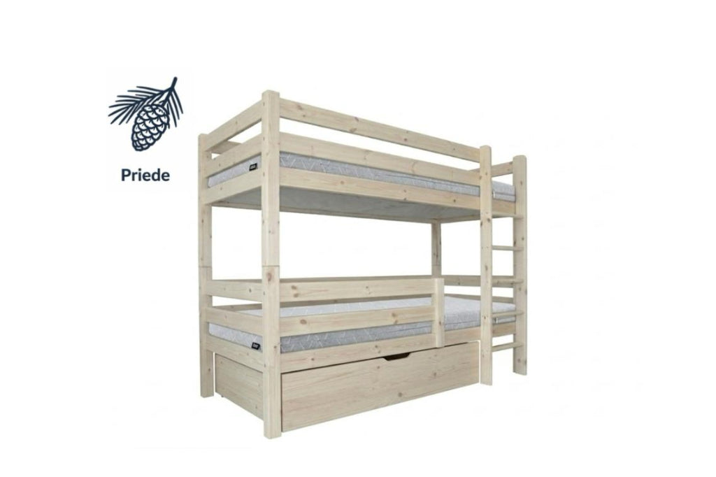 Divstāvu bērnu gulta ar veļas kasti ''Lika''