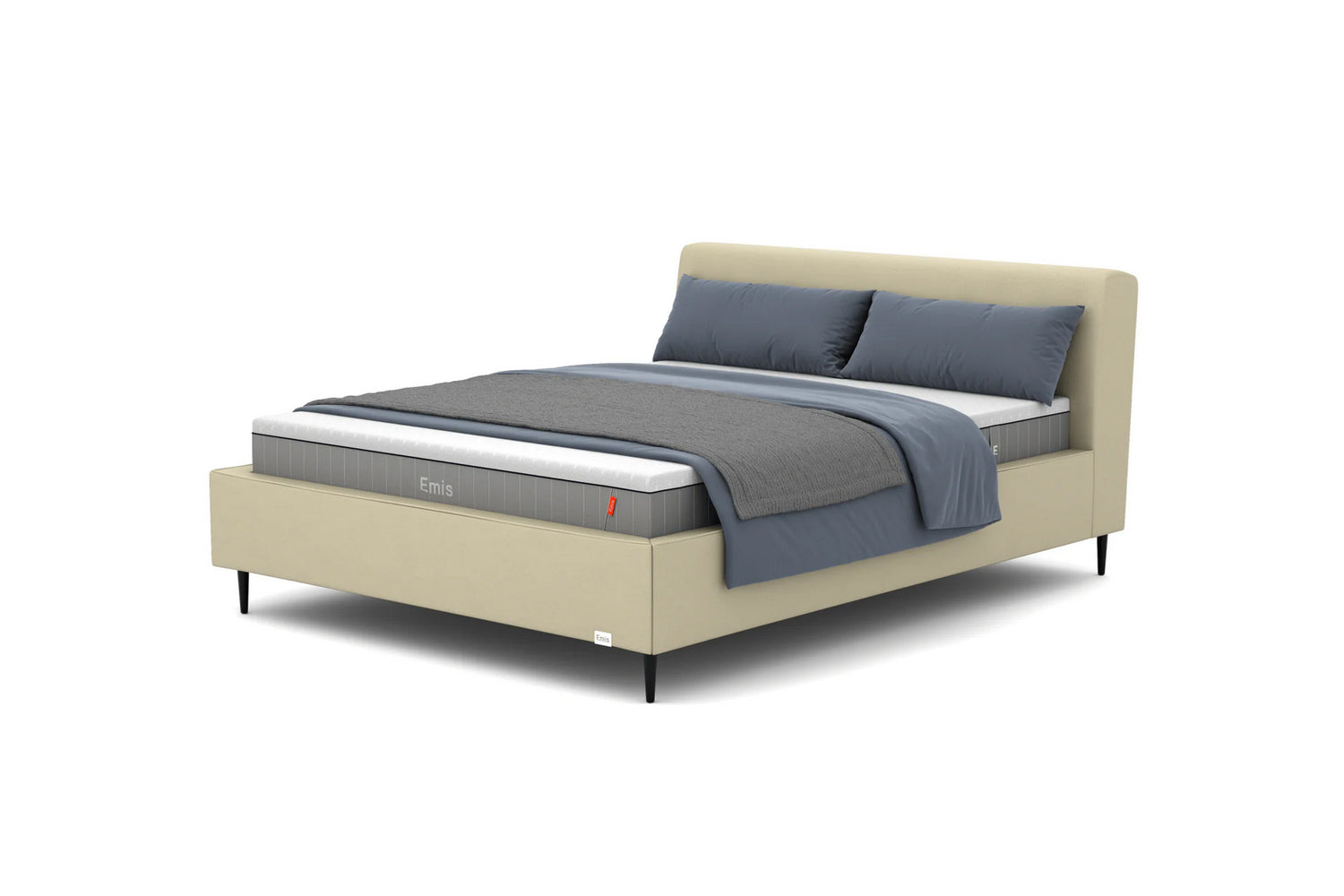 Moderna gulta ar polsterētu galvgali "Isabella"