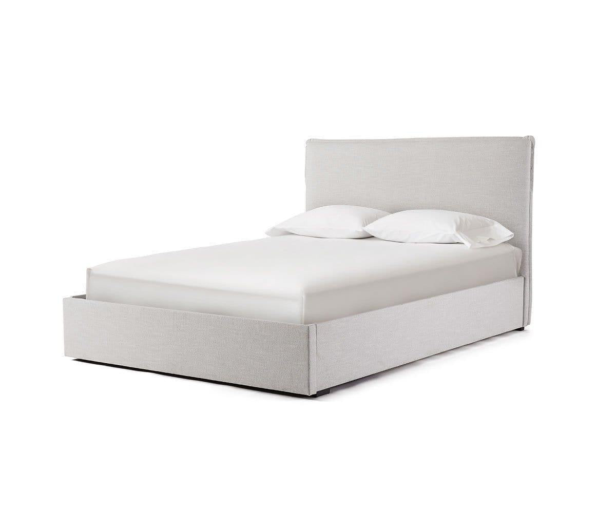 Auduma gulta Amadeus ar augsto galvgali gaiši pelēkā krāsā