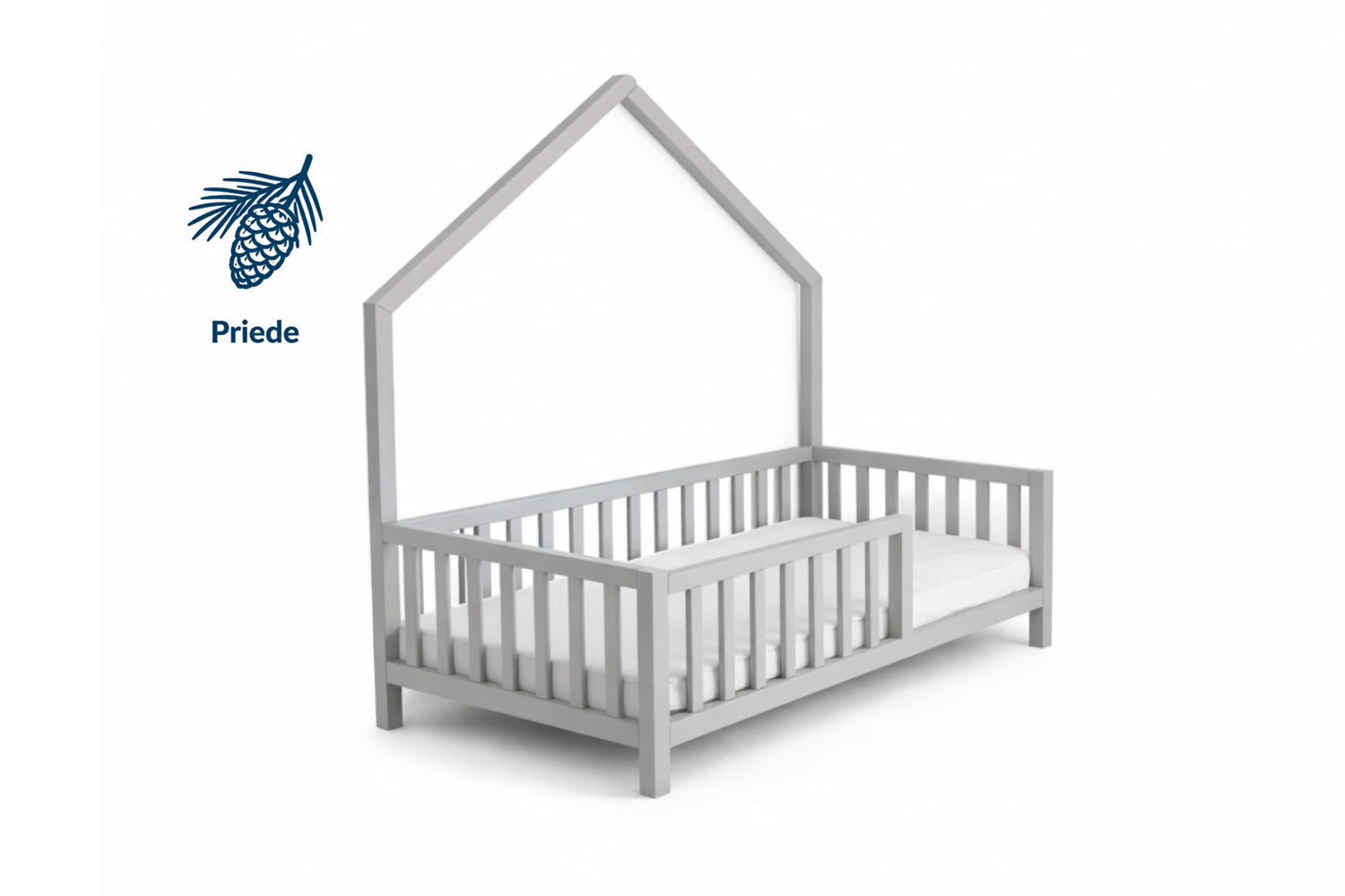 Bērnu koka gulta mājiņa Montessori Cottage